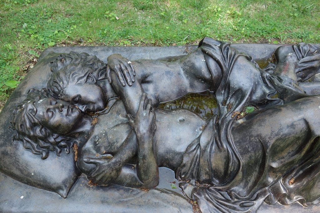 Patricia Cronin's "Memorial to a Marriage" in Woodlawn Cemetery