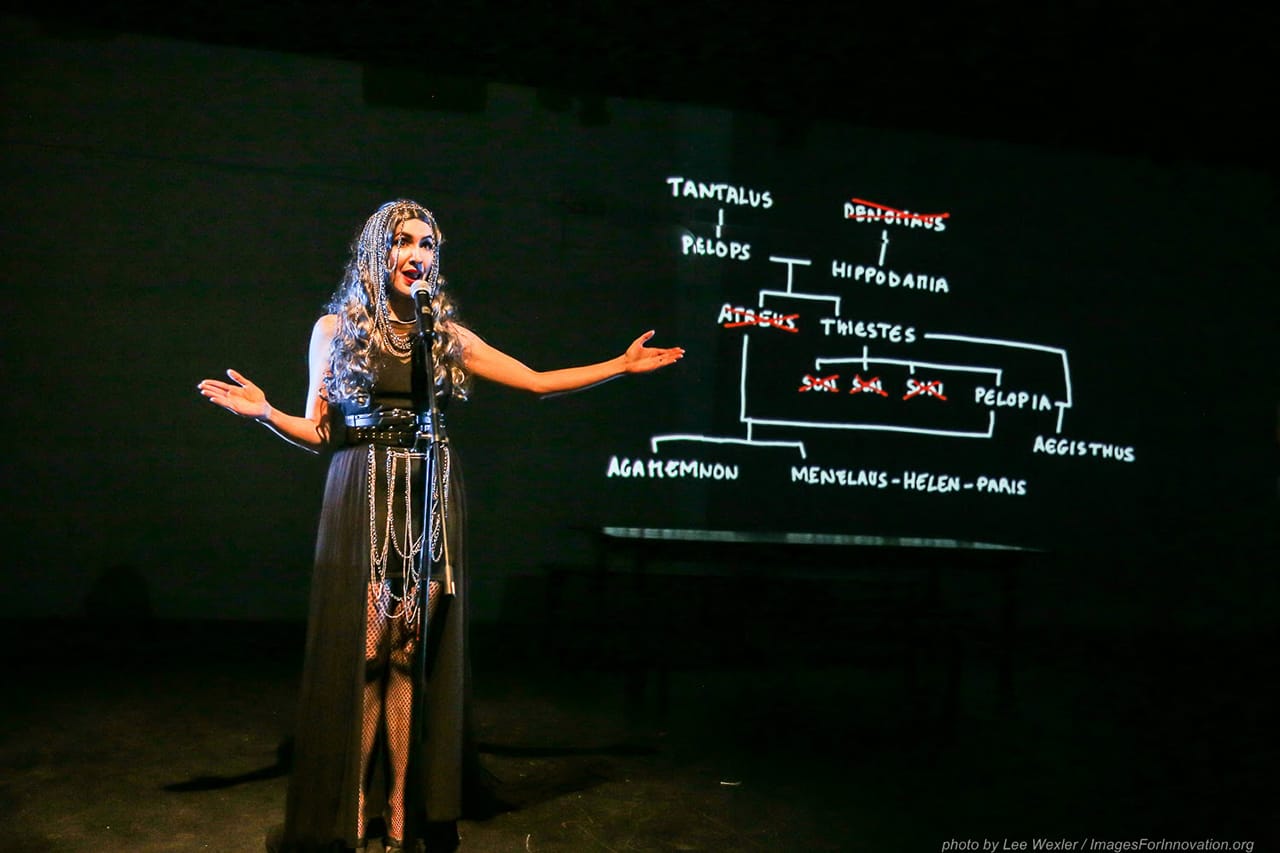 Kaylin Lee Clinton in 'Night (Thyestes 2.0)' (photo by Lee Wexler/Images for Innovation)