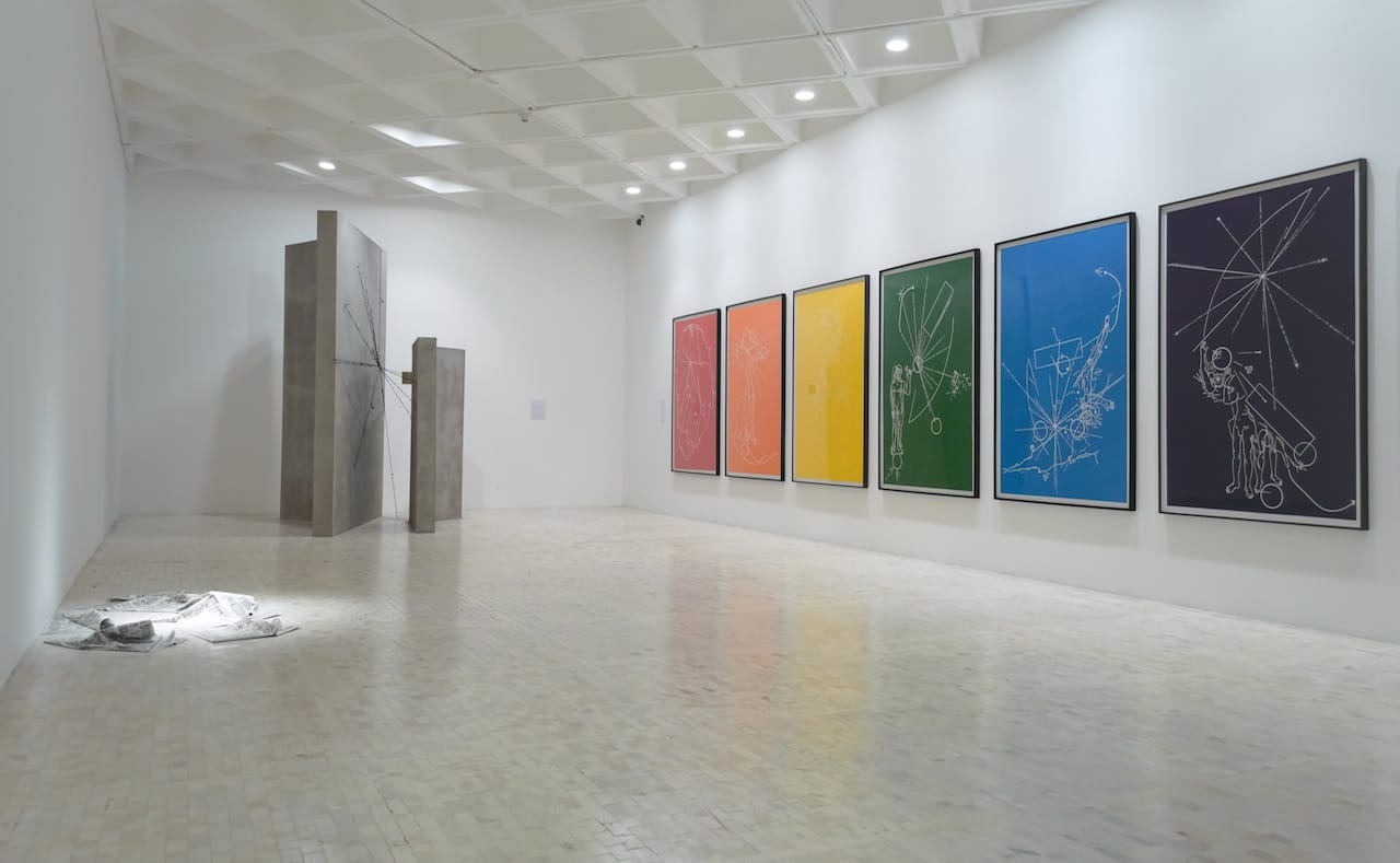 Pablo Vargas at Museo Tamayo (photo by Paolo Montalvo)
