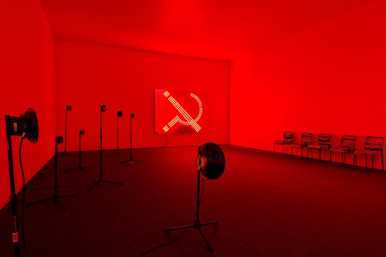 Work by Raqs Art Collective at MUAC