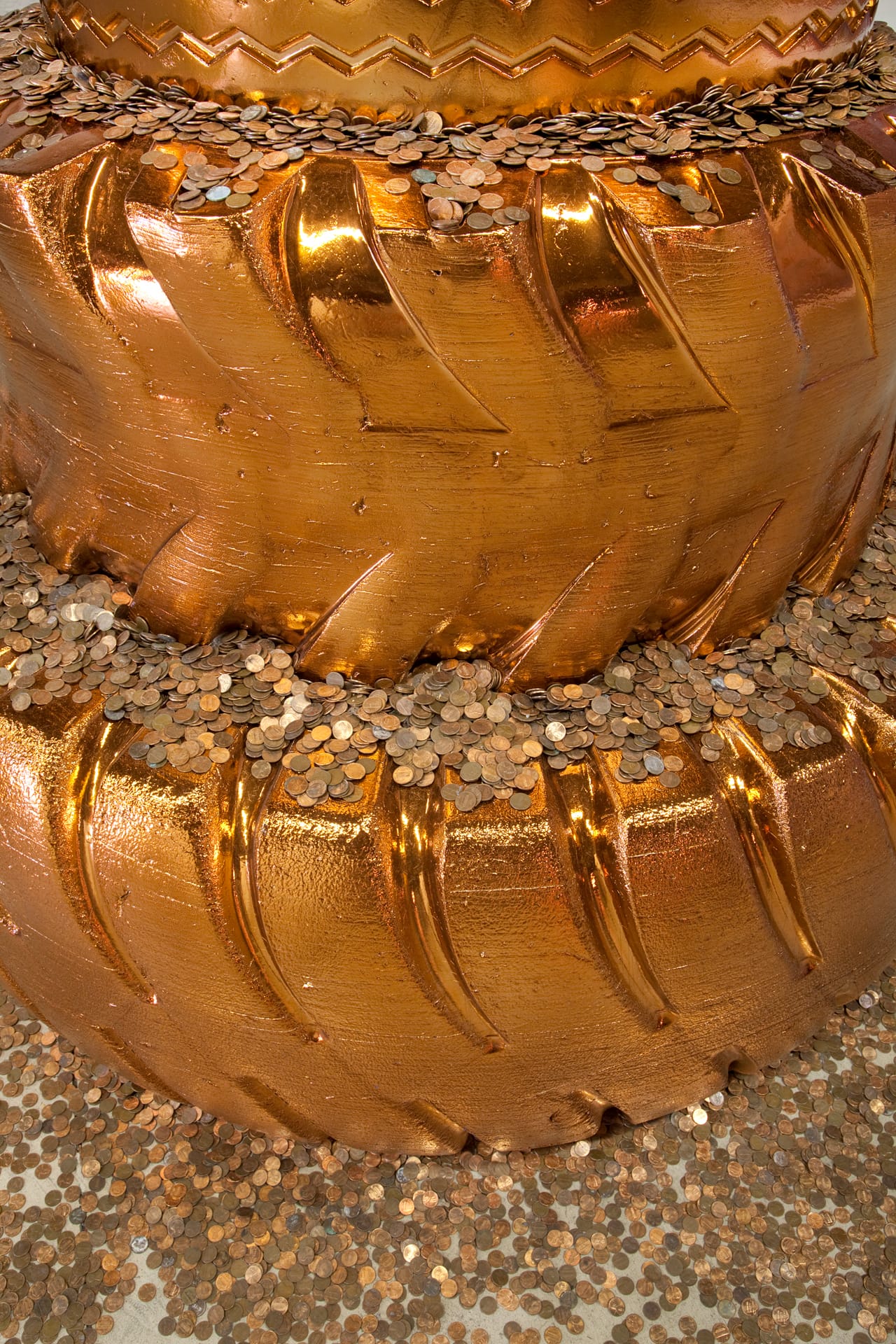 “The Lincoln Monument” tier detail