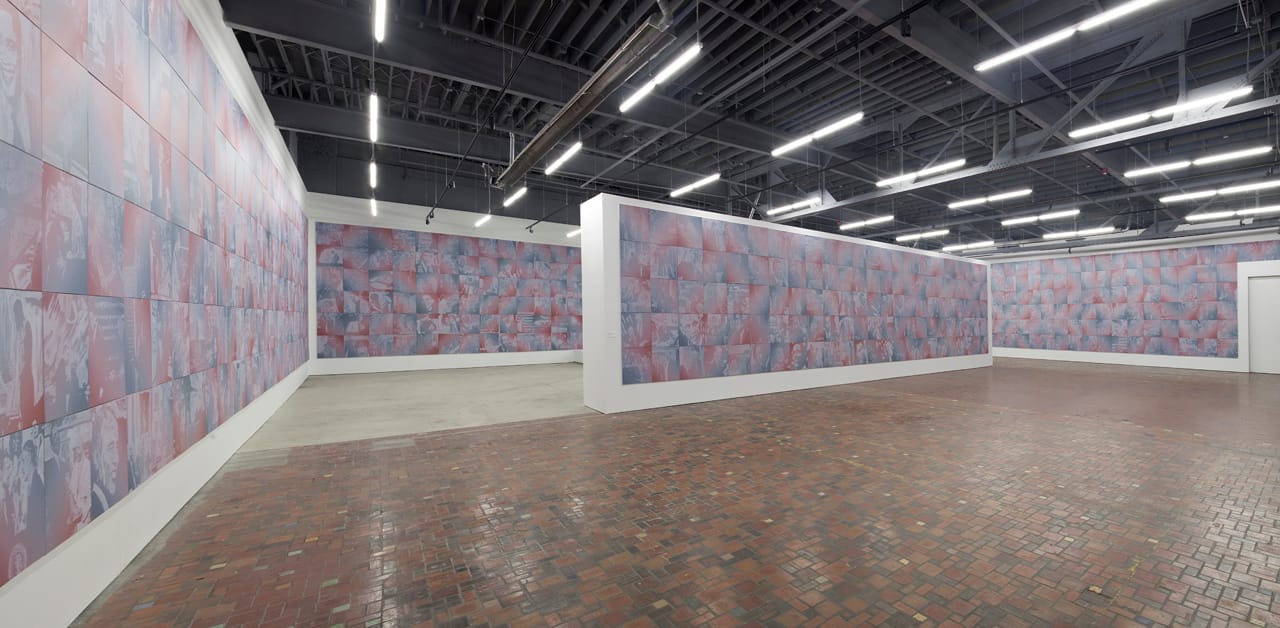 Entry view into the main gallery space