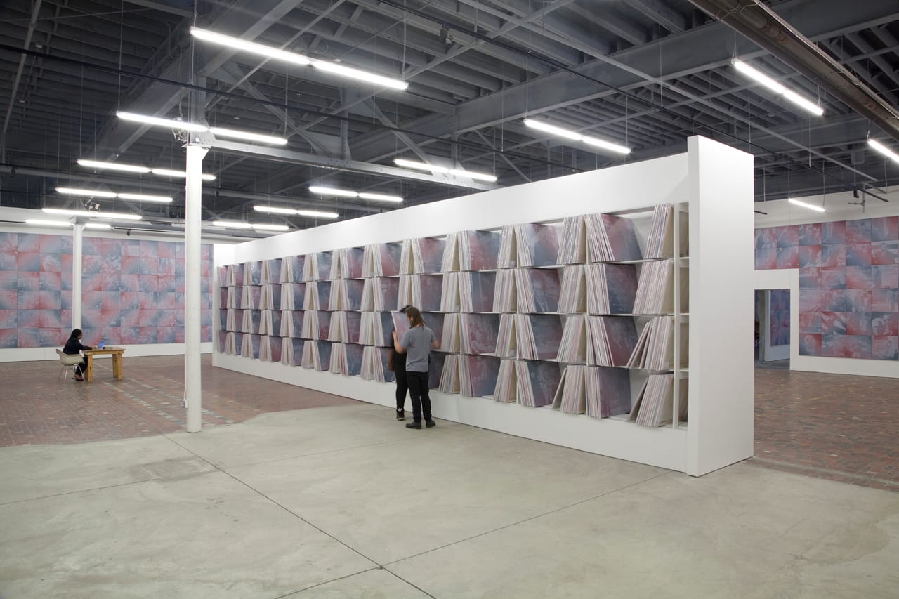 Installation view, 'Rob Pruitt: The Obama Paintings and the Lincoln Monument' at MOCAD
