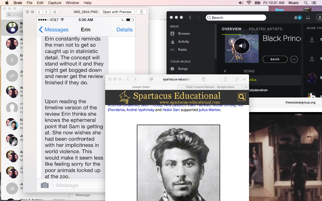 Screenshot of laptop mid review