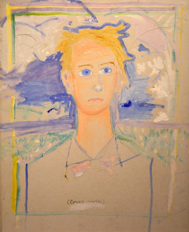 Tennessee Williams, "Coeur Violée (1976), Oil on Canvas (courtesy Ogden Museum of Southern Art)