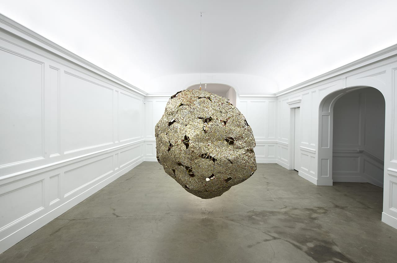 El Anatsui's "Womb of Time" (20??) at The School (