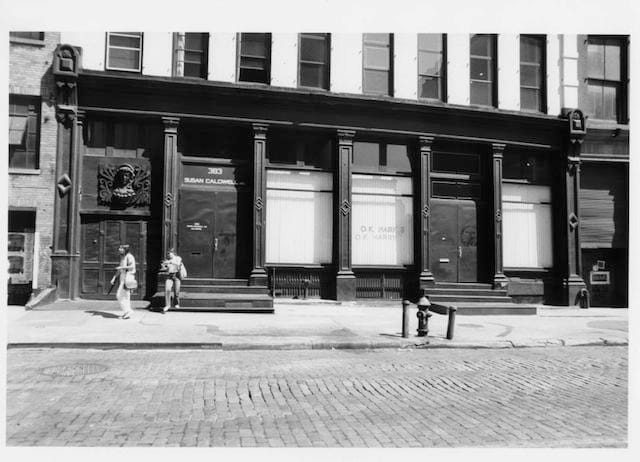 The exterior of the OK Harris Gallery (1971) (via Facebook)