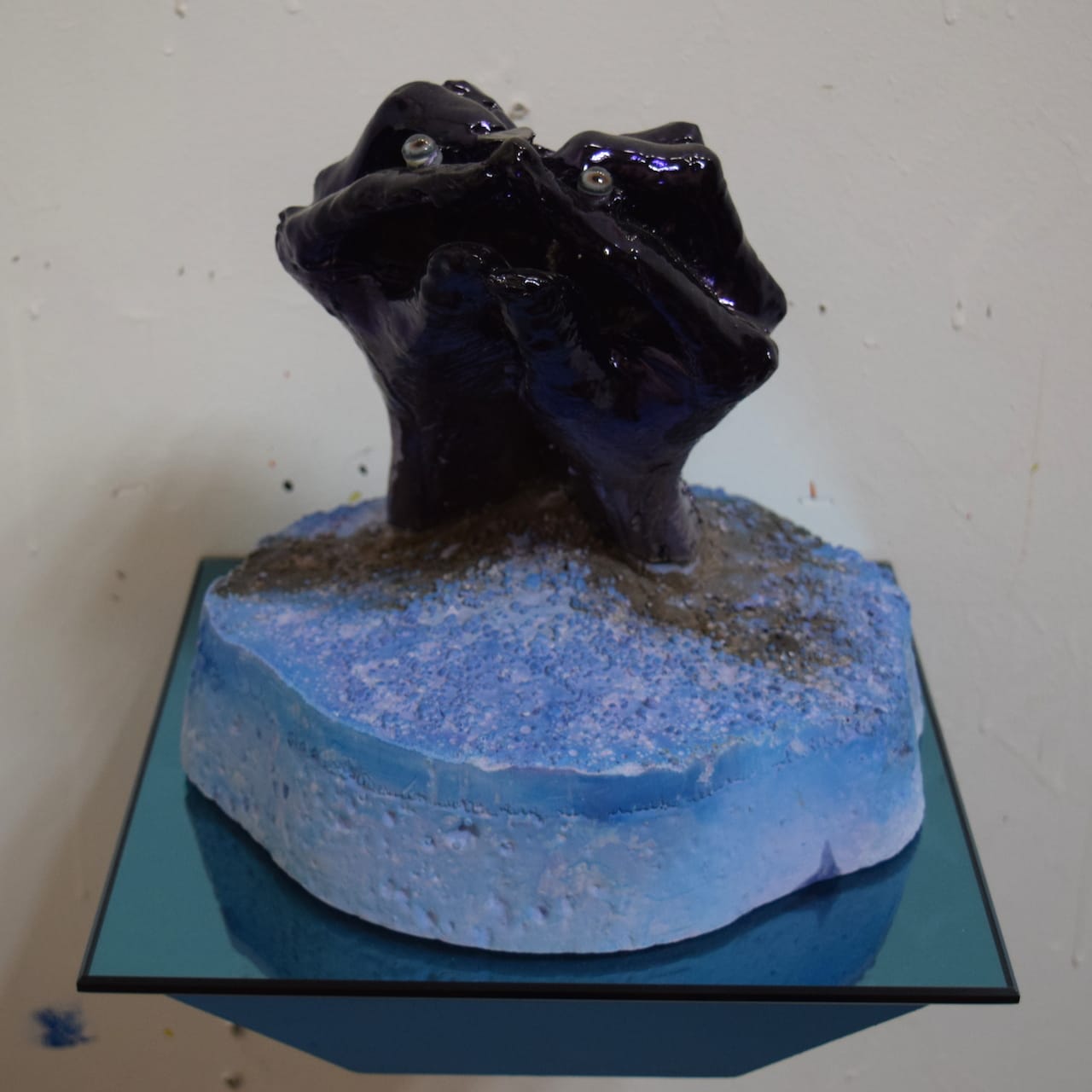 A sculpture by Elizabeth Ferry at 1828 Troutman