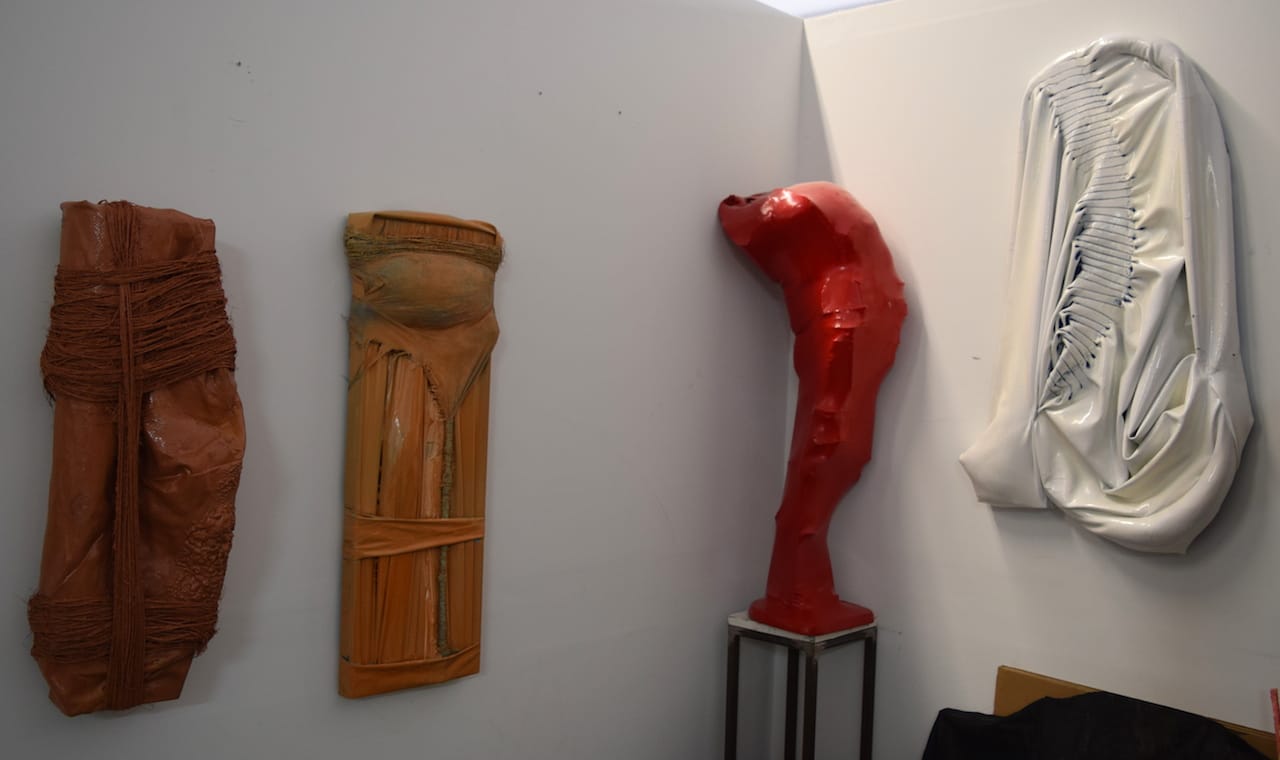 Sculptures by Amy Giovanna Rinaldi in her studio (#321) at 1717 Troutman