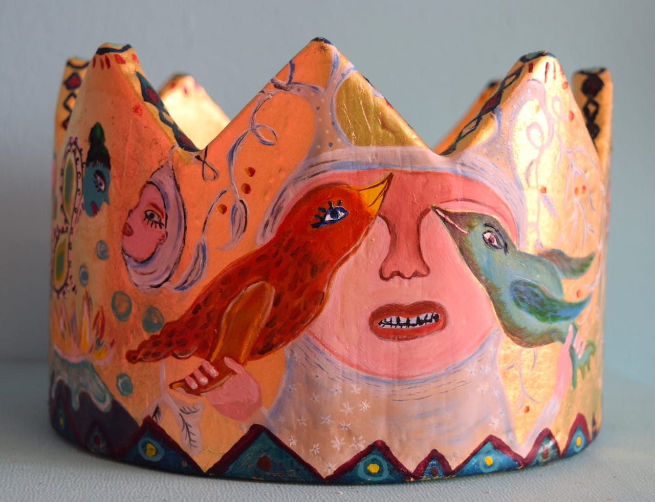 A sculpture by Lulu Yee in her studio (#321) at 1717 Troutman