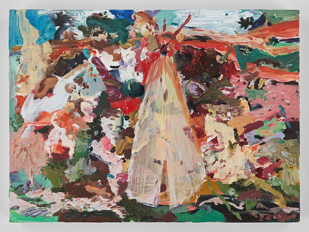 Work by Cecily Brown at Maccarone (via maccarone.net)