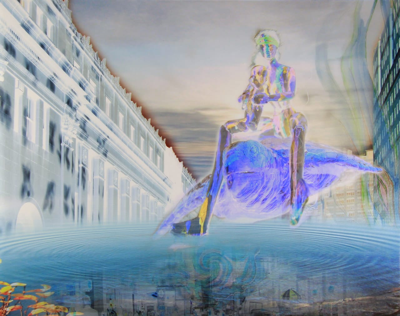 Jeanne Wilkinson, "Sky People: Ripple" (2007), framed archival c-print, 11" x 14" 