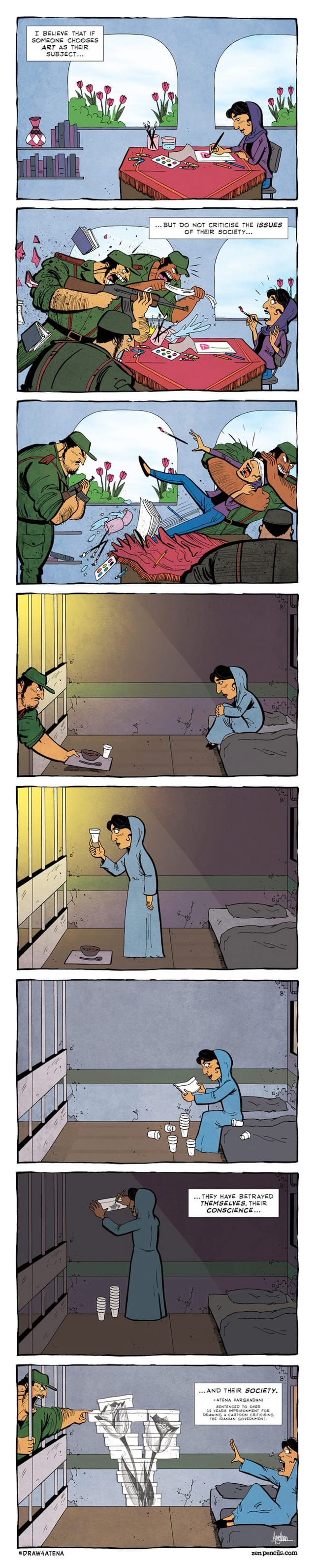 Cartoon by Gavin Aung Than (Image via zenpencils.com) 