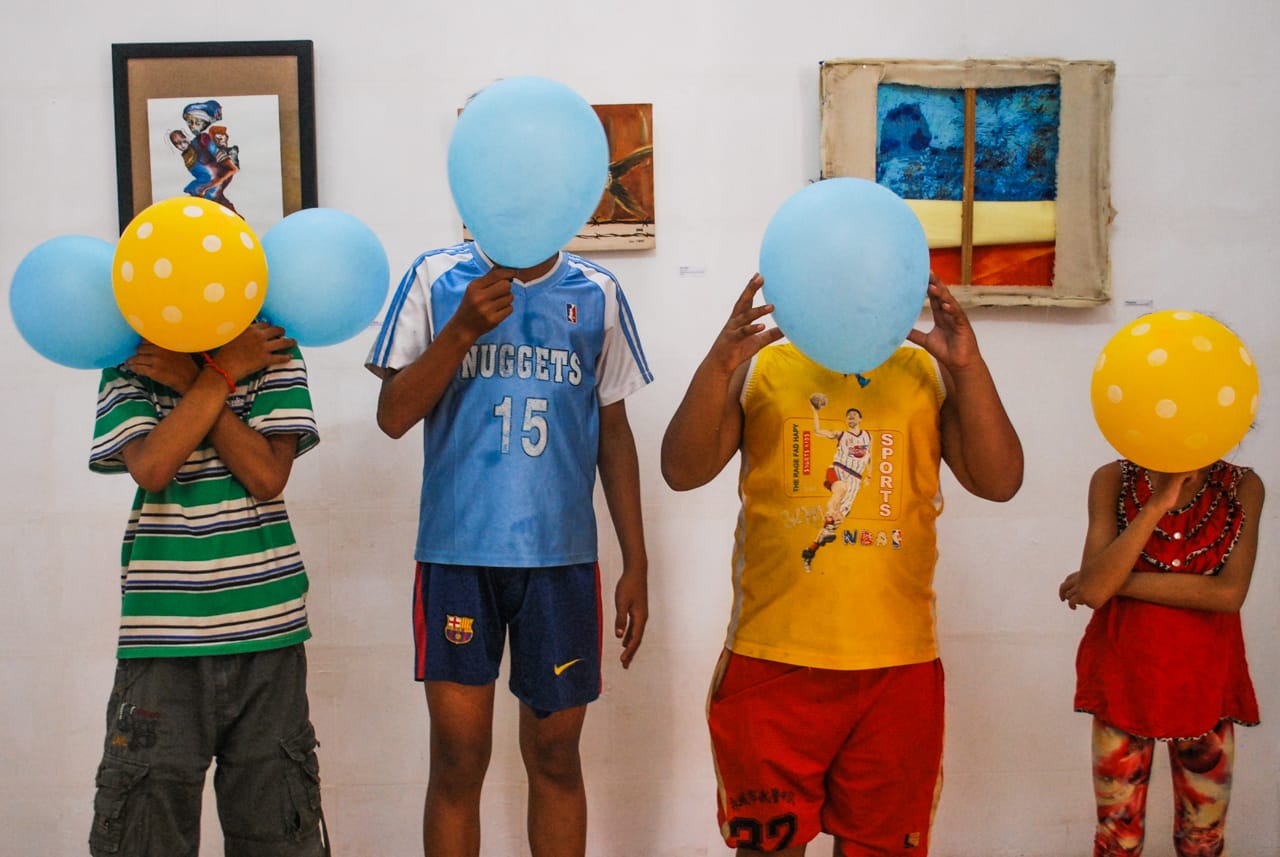 Kids playing at Sammaki.