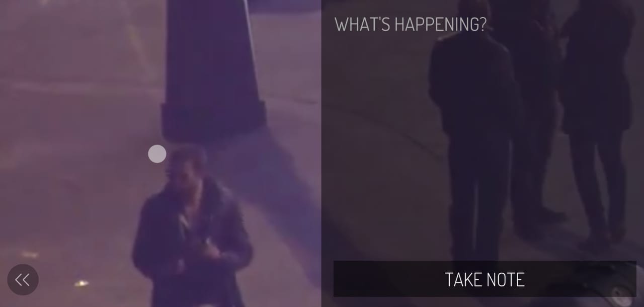 Annotating Exhausting a Crowd (screenshot by the author for Hyperallergic)