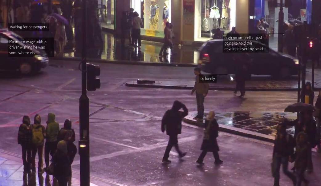 Exhausting a Crowd (screenshot by the author for Hyperallergic)