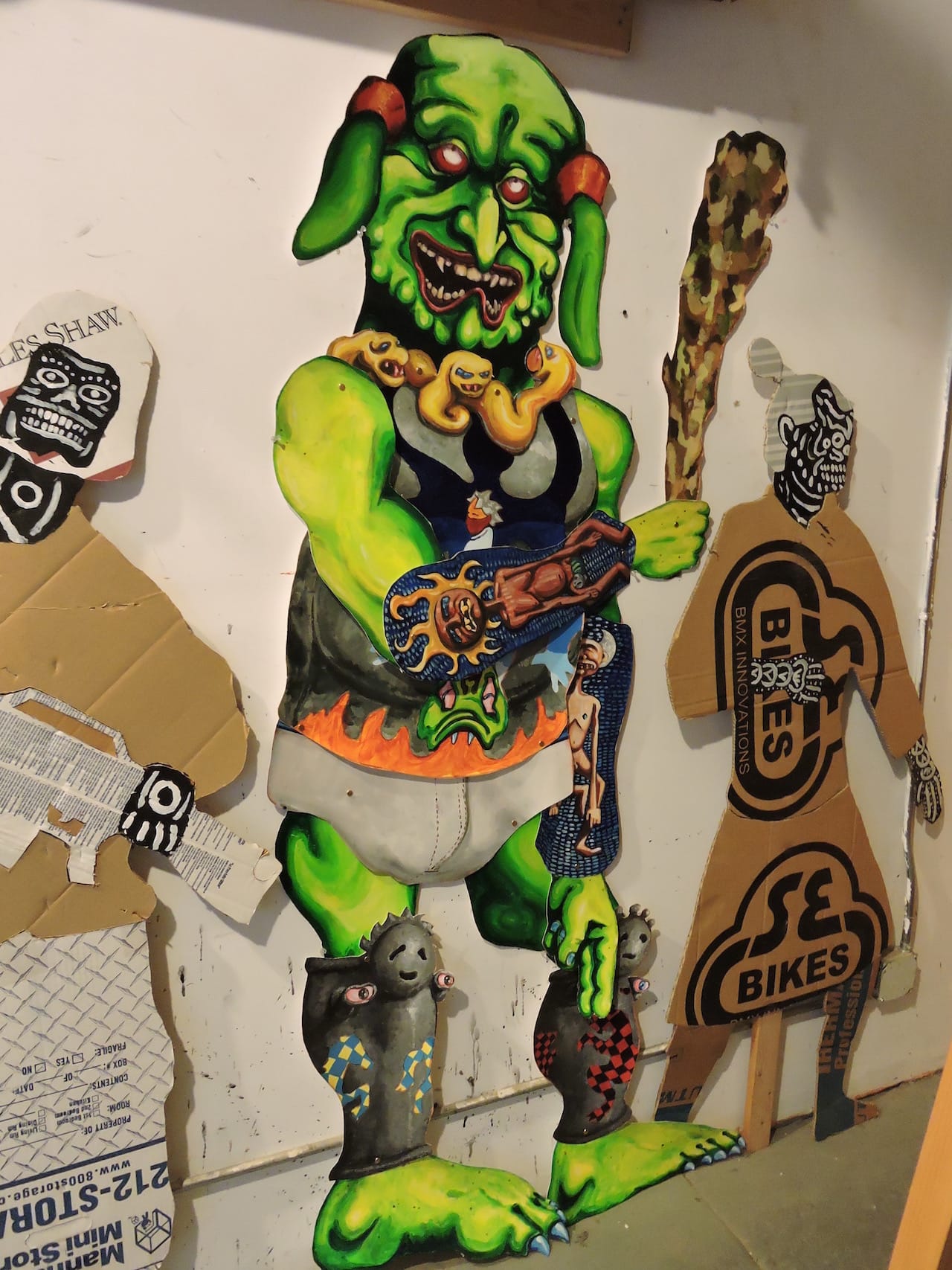 Mike Estabrook, "Troll" (2010) (photo by author) 