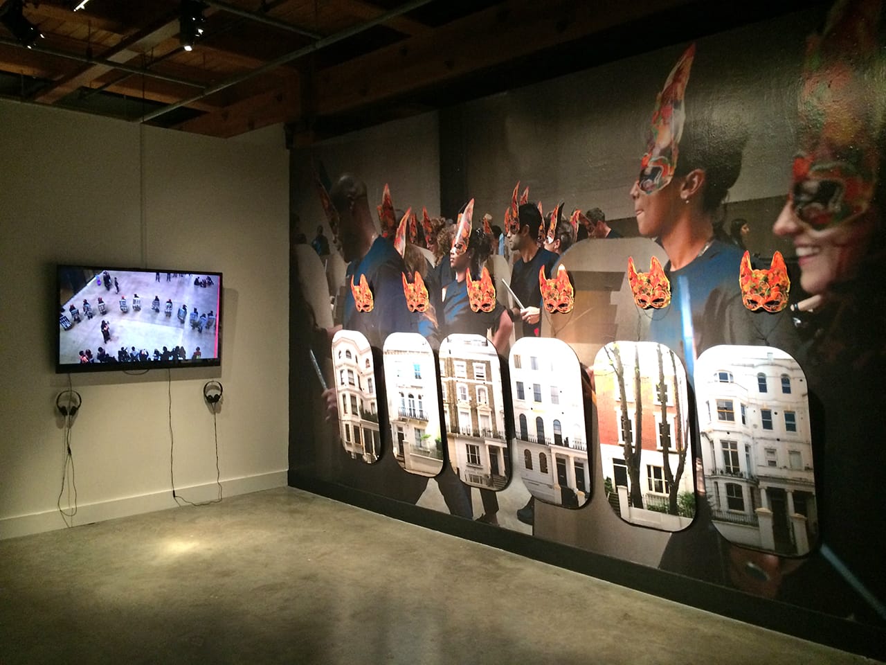 Documentation of Hew Locke’s “Give and Take”  at CAC