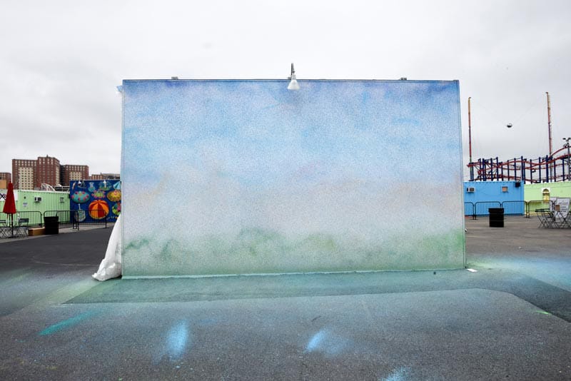 Katsu's Dronescape at Coney Art Walls (photo courtesy the artist)