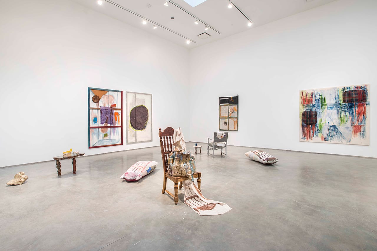 Installation view, 'Jessica Jackson Hutchins: I Do Choose' at Marianne Boesky Gallery (click to enlarge)