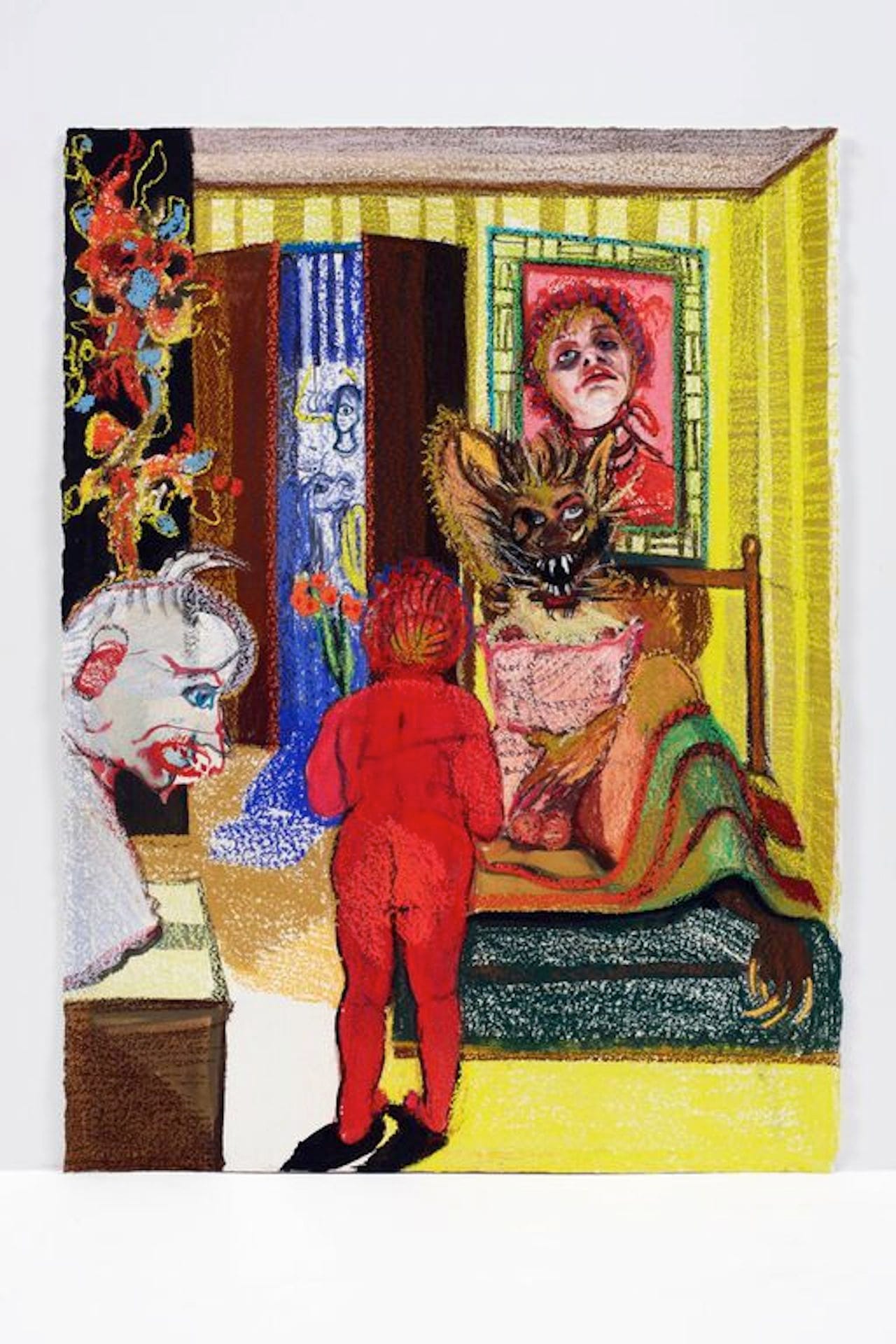 Natalie Frank, "Little Red Cap I" (2011-14) (courtesy of the Drawing Center