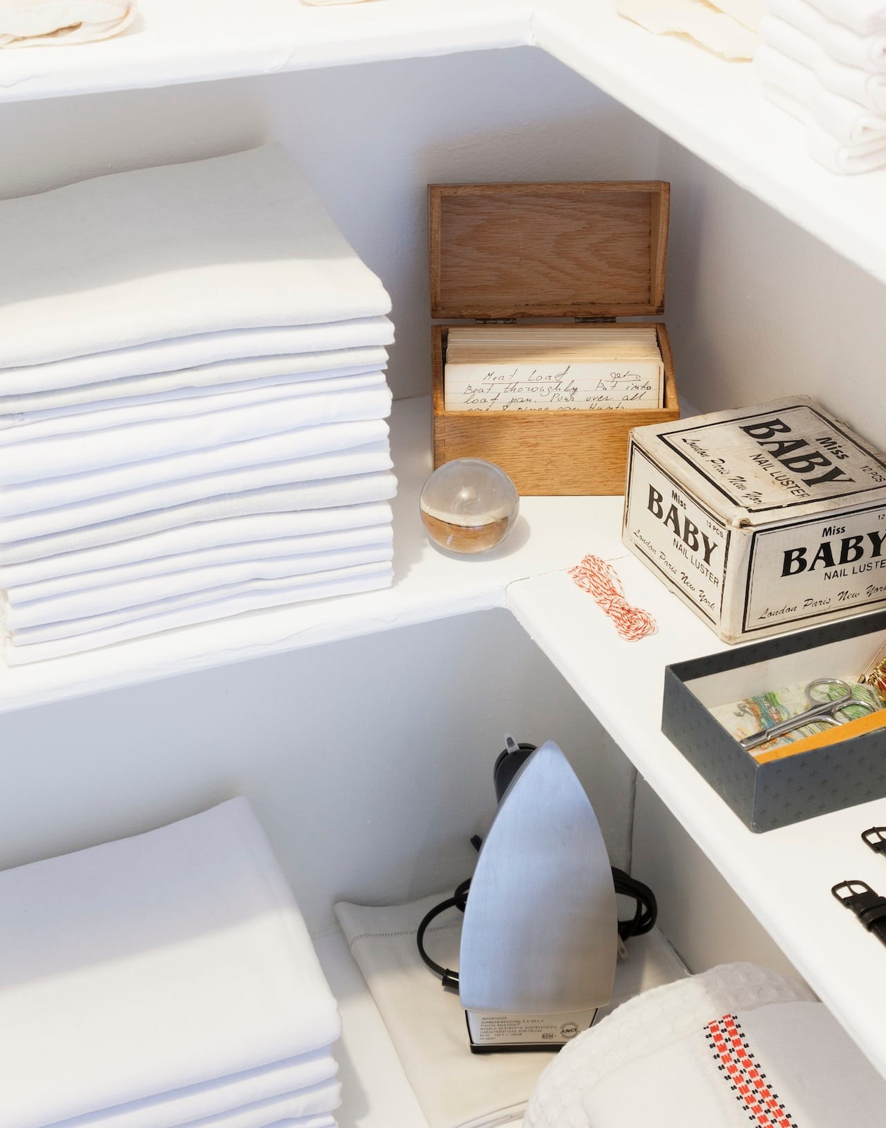 Detail of Sara Berman's closet (click to enlarge) 