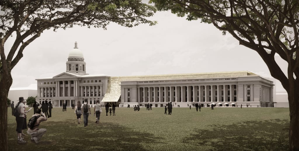 Rendering of National Gallery Singapore (courtesy National Gallery Singapore, via Flickr)
