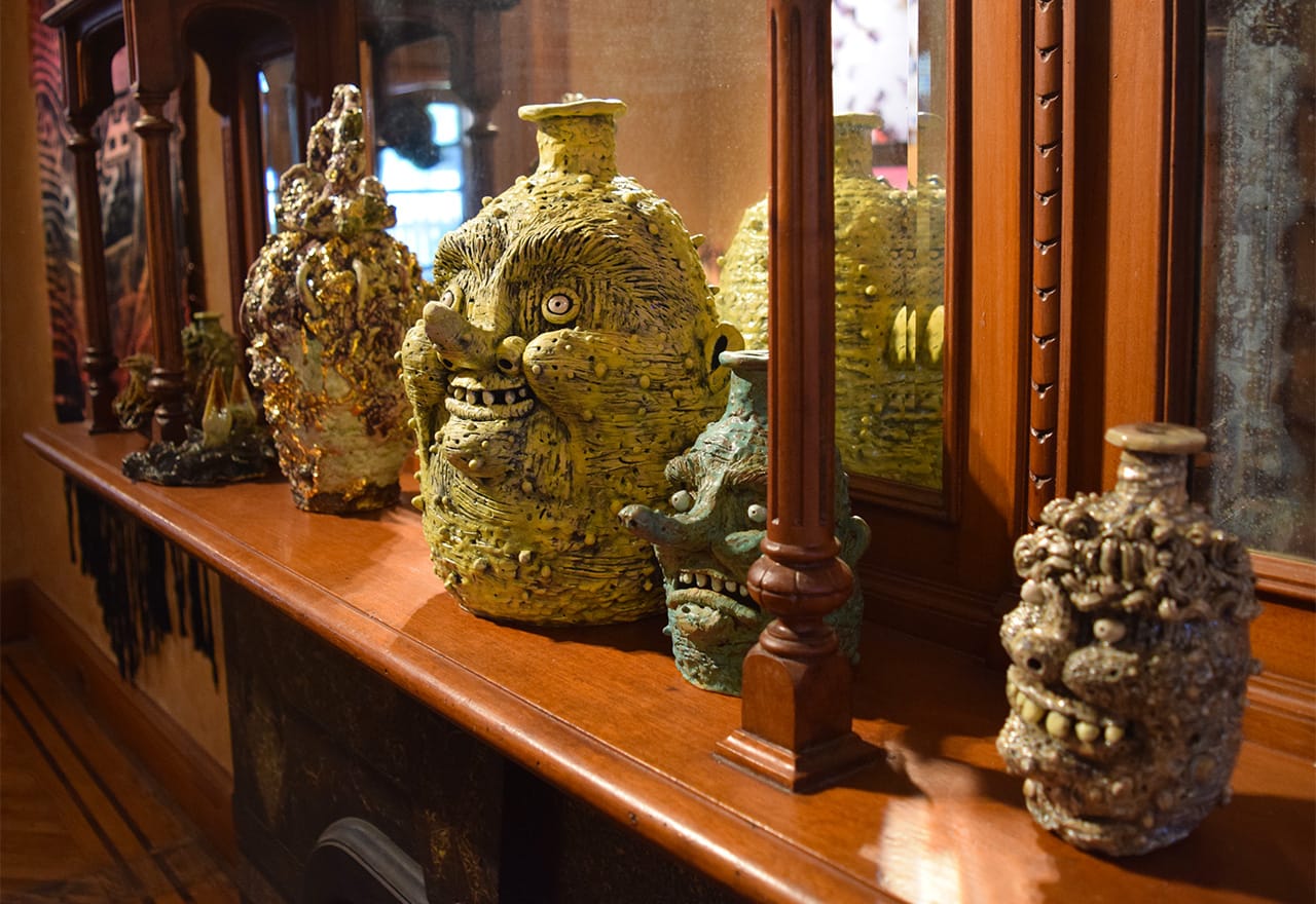 'Neo-Craftivism' installation view with works by Rebecca Morgan and Heidi Lau