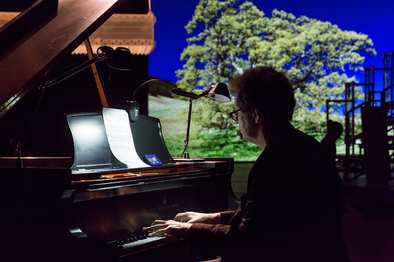 Installation view, 'Philippe Parreno: H {N)Y P N(Y} OSIS' at the Park Avenue Armory (photo by James Ewing)