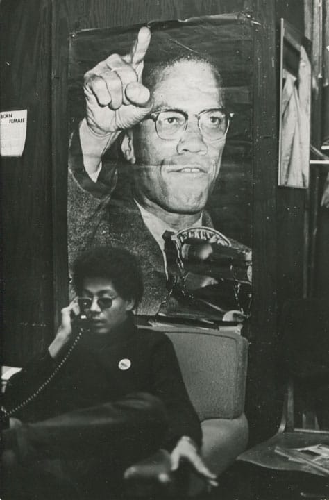 Fred W. McDarrah, "Pablo Guzman, Yoruba of the Young Lords" (c. 1968), vintage gelatin silver print, 7 x 4 ½ inches (17.8 x 11.4 cm) (via bronxmuseum.org)