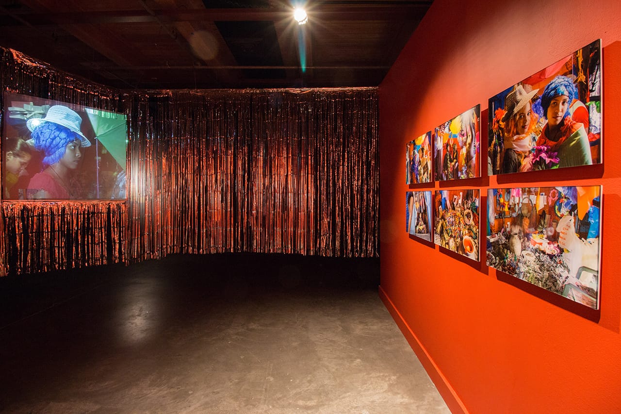 Documentation of Nicolás Dumit Estévez, "C Room" (2014) at CAC (photo by Sarrah Danziger)