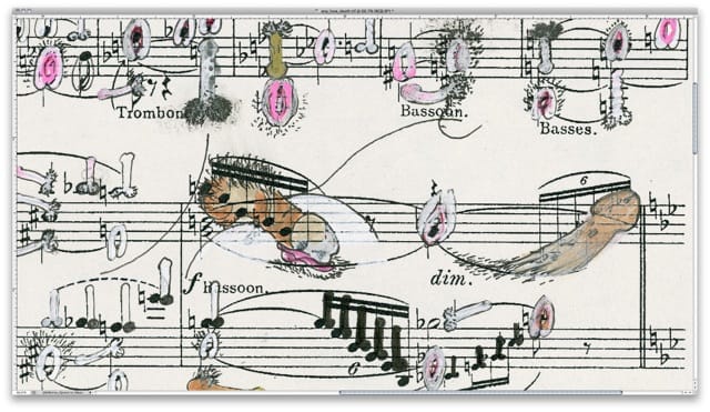 One of Ana Prvački's Porn Scores (via anaprvacki.com)