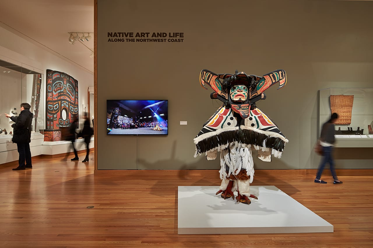The Native American Galleries at the Seattle Art Museum (photo by Benjamin Benschneider)