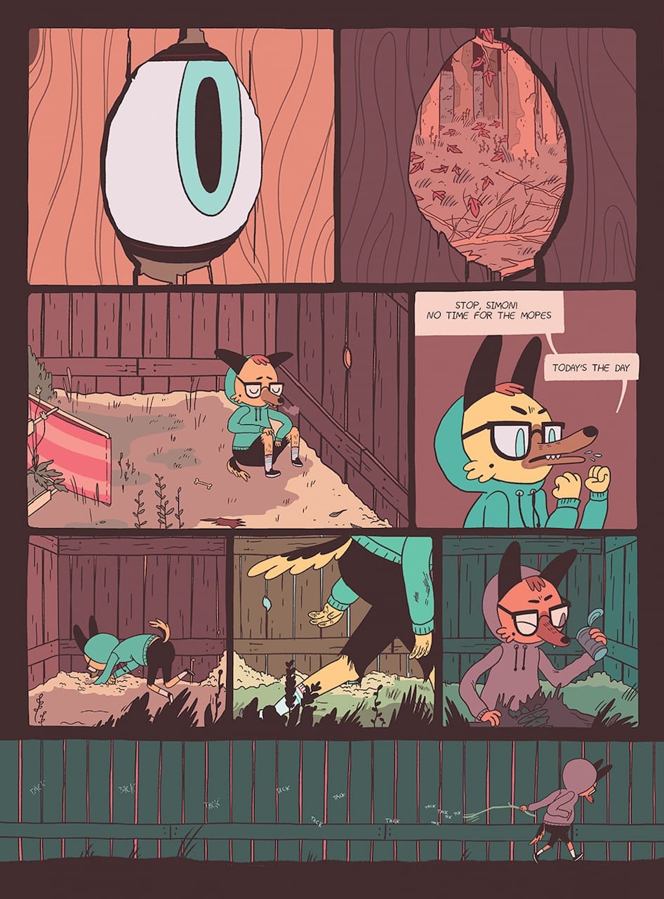 Page from 'Vacancy' by Jen Lee