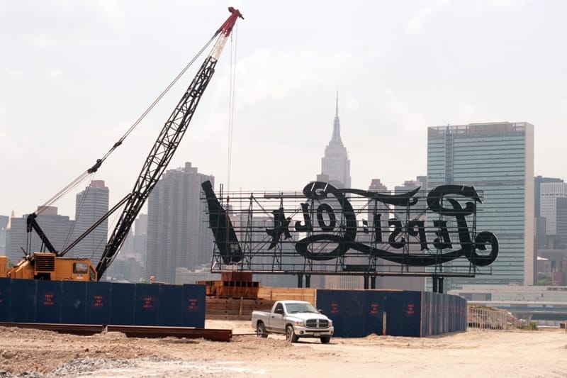 Pepsi-Cola sign in Long Island City, New York 