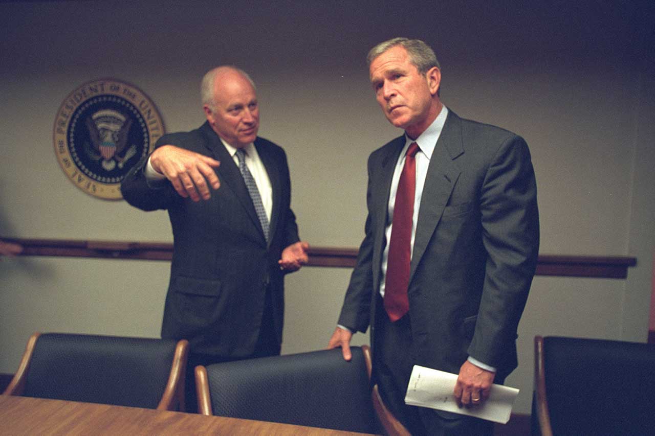 The US National Archives recently published photographs of Vice President Dick Cheney, President George W. Bush, and other members of the White House staff during September 11, 2001. (via US National Archives' Flickrstream)