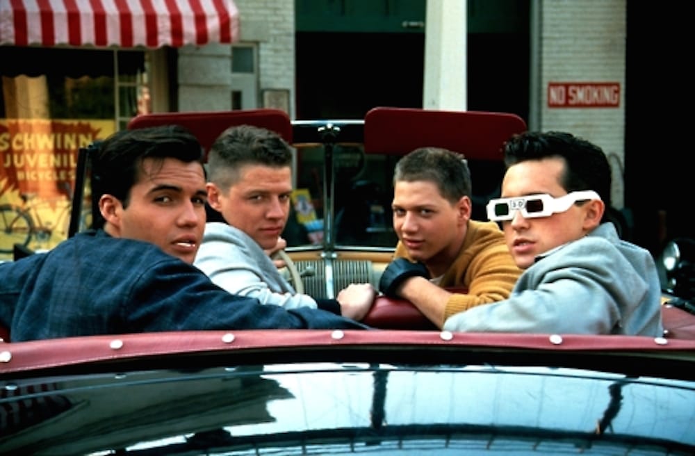 Biff Tannen and his gang in the 1946 Ford Super Deluxe (via btothef.tumblr.com)