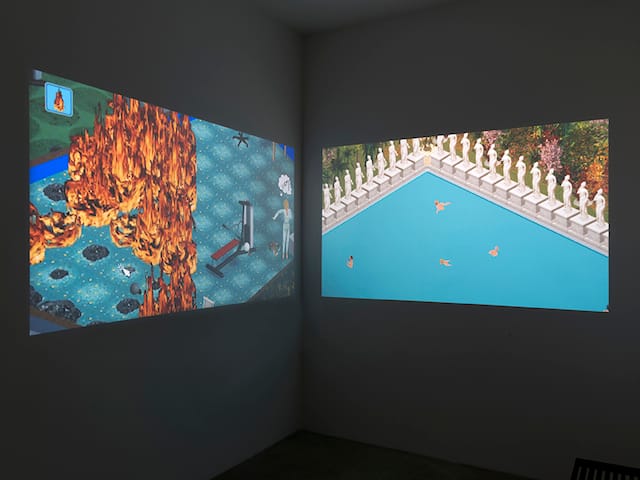 Angela Washko, "Womanhouse (Or: How To Be A VirtuousWoman)" (2014) from the series Free Will Mode. All images courtesy of bitforms gallery, New York.