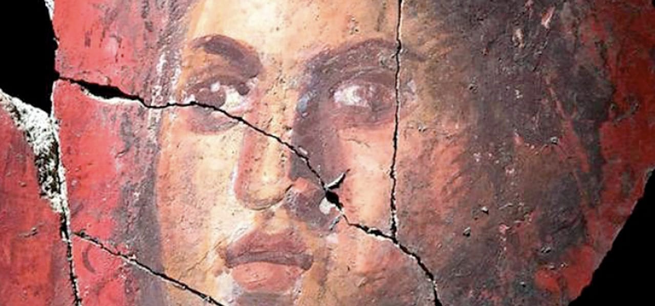 Detail of one of the newly discovered Roman murals at Bouches-du Rhône (all images courtesy Département des Bouches du Rhône)