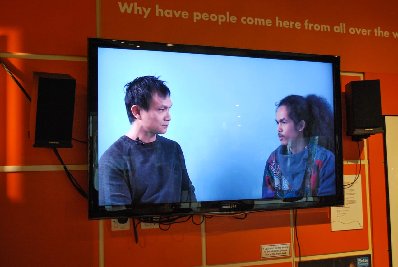 Dayanny So, Cambodian Recollections, installation shot by the author.