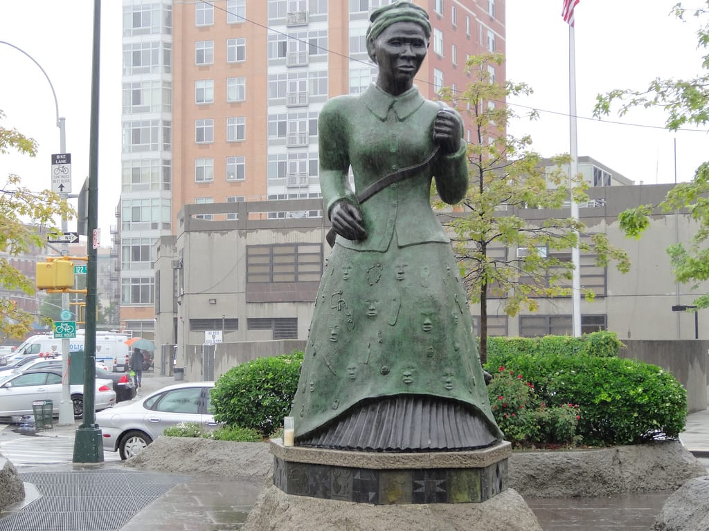 Statue of Harriet Tubman in Harlem (photo by denisbin, via Flickr)