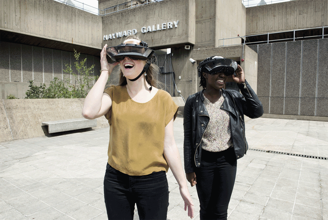 Carsten Höller, "Upside Down Goggles" (2015), installation view in 'Carsten Höller: Decision,' Hayward Gallery, London, 2015 (art © Carsten Höller, image courtesy the artist, photo © Linda Nylind)