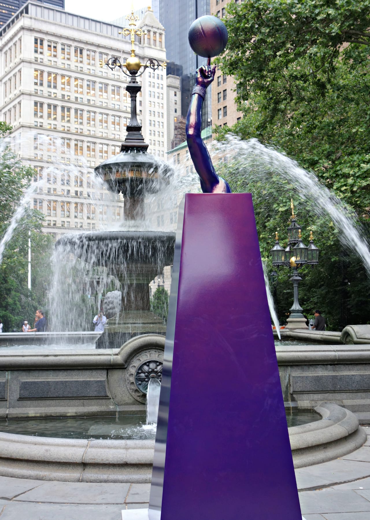 Hank Willis Thomas, "Liberty" (2015), bronze, automotive paint