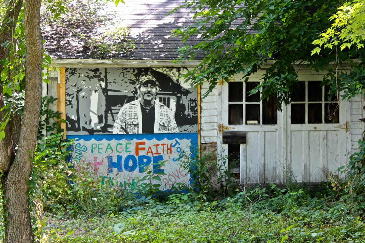 A portrait of Craig, in the Brightmoor orchard