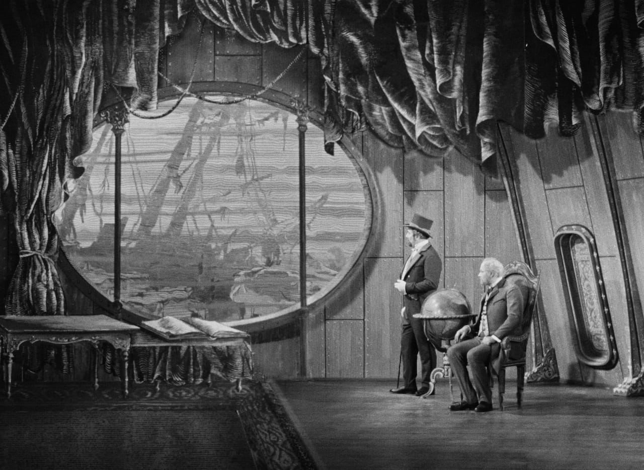 Still from restored 1958 Czech film 'Invention for Destruction' (U.S. release title: 'The Fabulous World of Jules Verne'), directed by Karel Zeman. (image by Karel Zeman Museum, UPP)