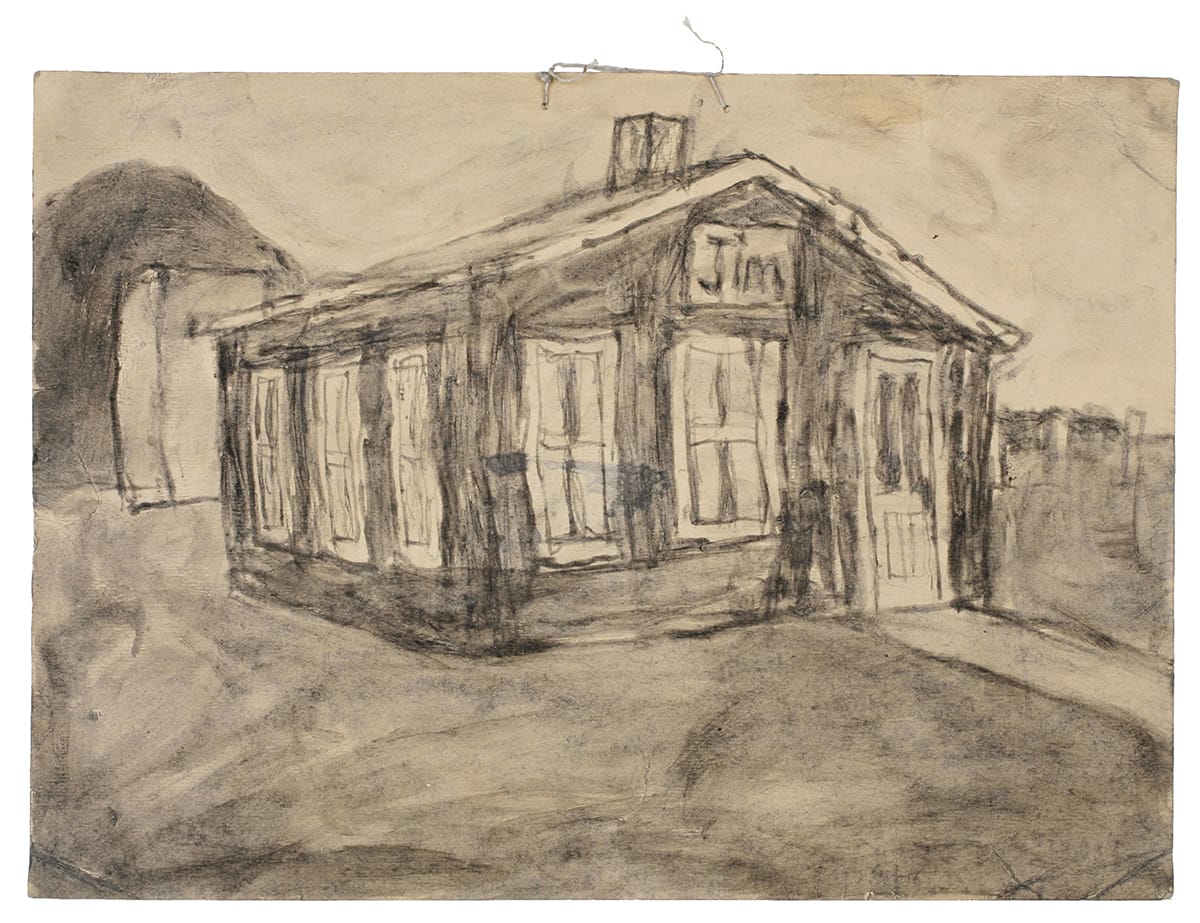 Illustration by James Castle (© 2015 James Castle Collection and Archive LP. All Rights Reserved)