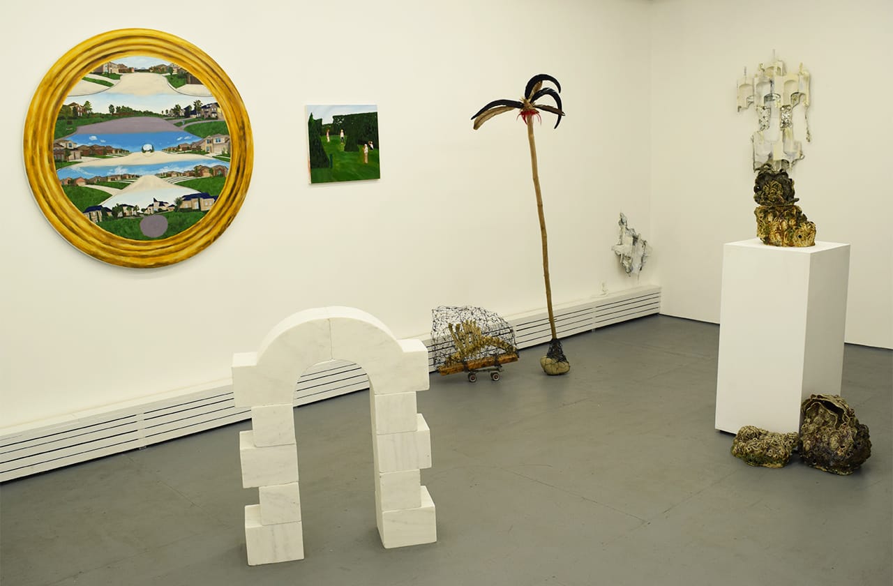 Installation view of 'Made in USA / Some Parts Imported' at Tiger Strikes Asteroid New York