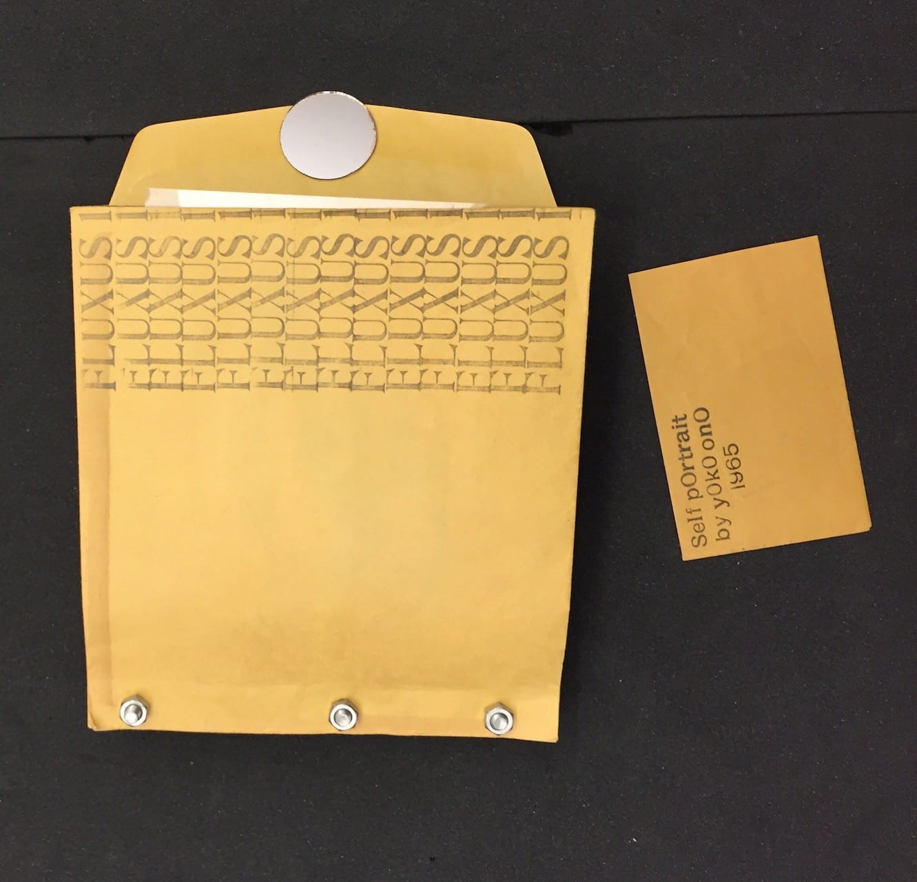 Yoko Ono, "Self Portrait"  (1965) 