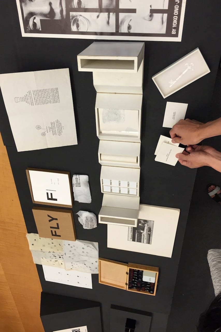 Work by Yoko Ono in the collection of the GRI.