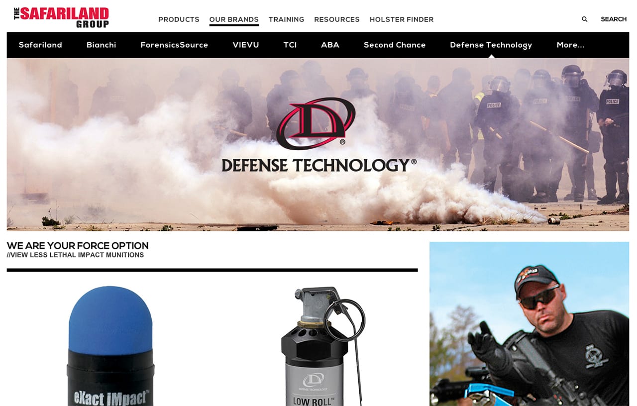 (screenshot via safariland.com)